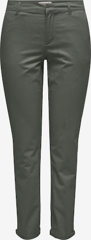 ONLY Slimfit Hose 'ONLBIANA' in Grau: Vorderseite