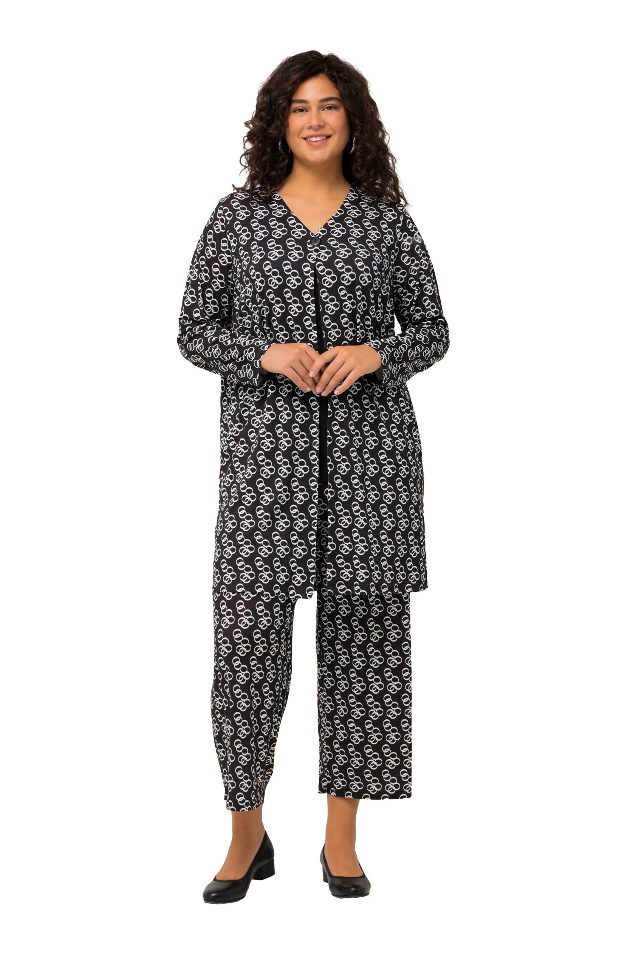 Ulla Popken Bluse in Schwarz