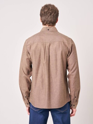 Deeluxe Regular fit Overhemd in Bruin