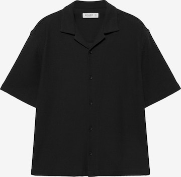 Pull&Bear Ing - fekete: elől