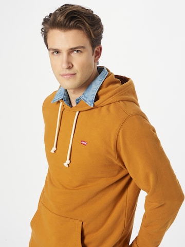 LEVI'S ® Regular Fit Sweatshirt 'Original Housemark Hoodie' in Beige