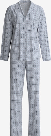 CALIDA Pyjama 'Cotton Special' in Grau: Vorderseite