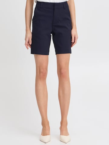Regular Pantalon chino 'Fairchild' b.young en bleu : devant