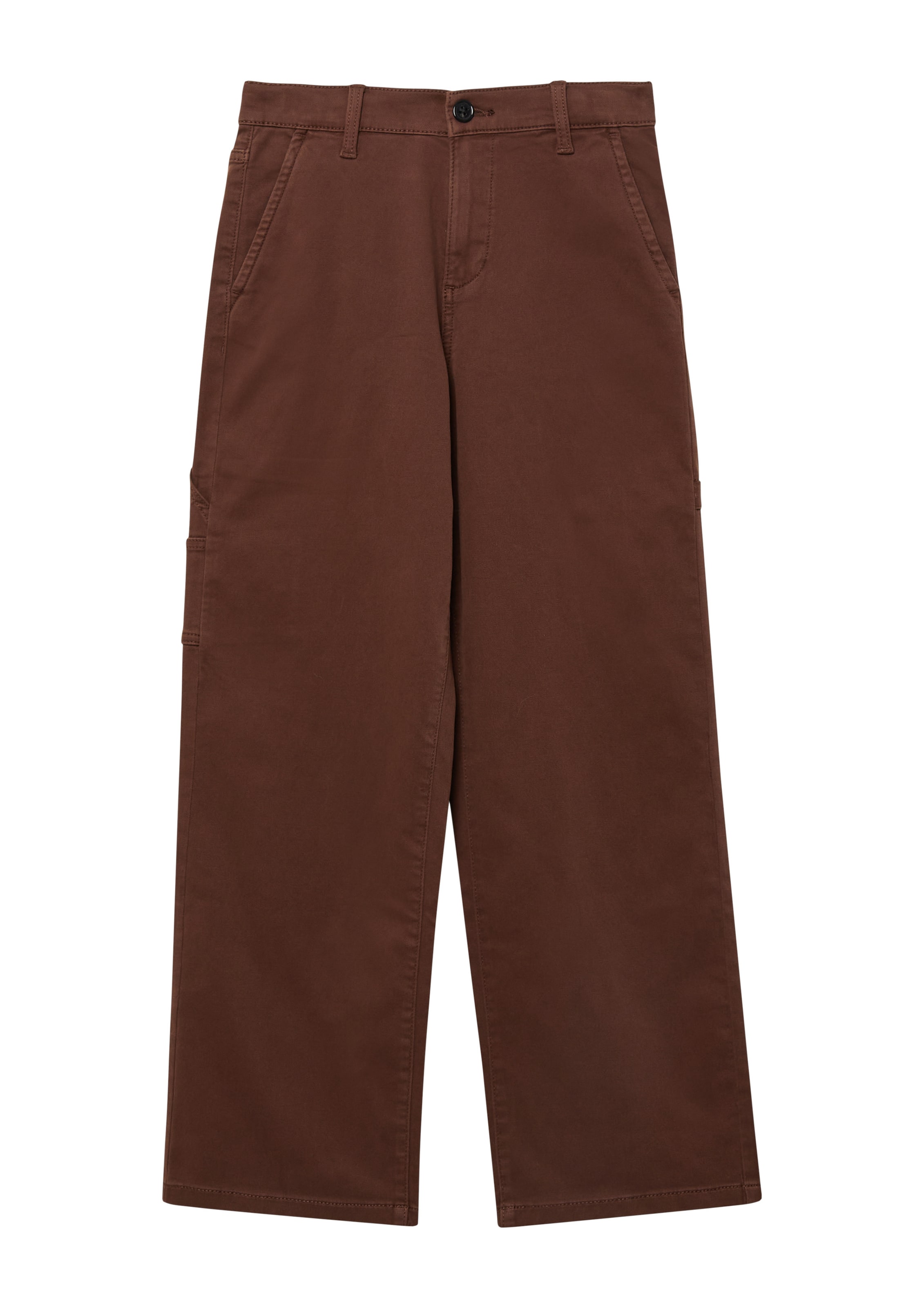 Wide Leg Pantalon s.Oliver en marron : devant
