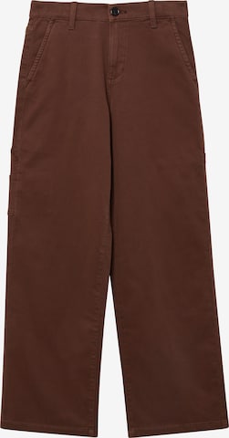 Wide Leg Pantalon s.Oliver en marron : devant