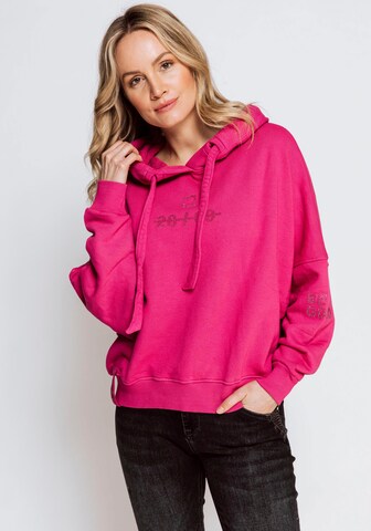 Zhrill Sweatshirt in Pink: front