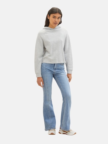 TOM TAILOR DENIM Sweatshirt in Grau