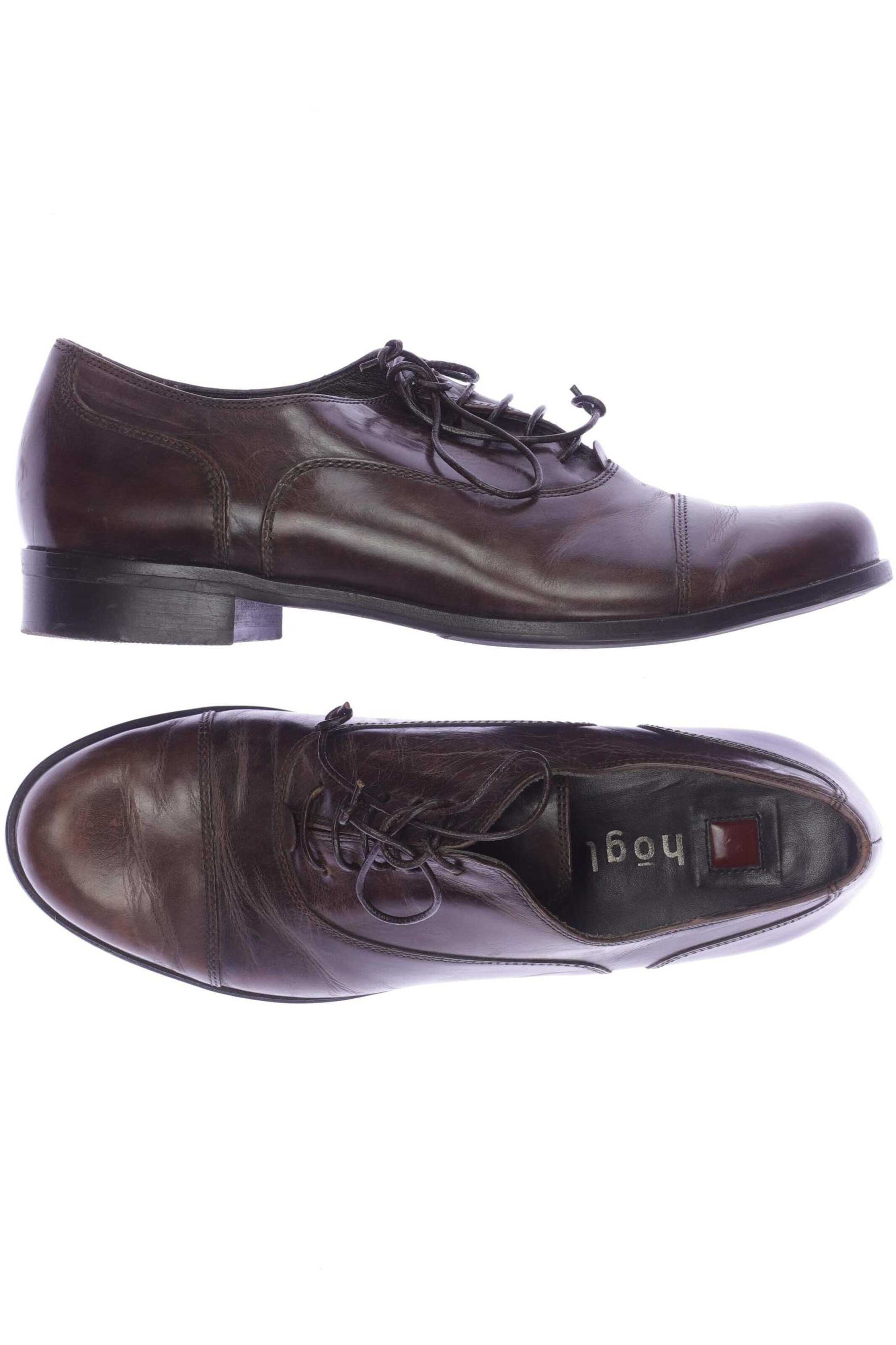 Högl Flats & Loafers in 37,5 in Brown: front