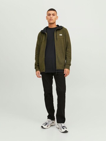 JACK & JONES - Sudadera con cremallera 'JCOAir' en verde