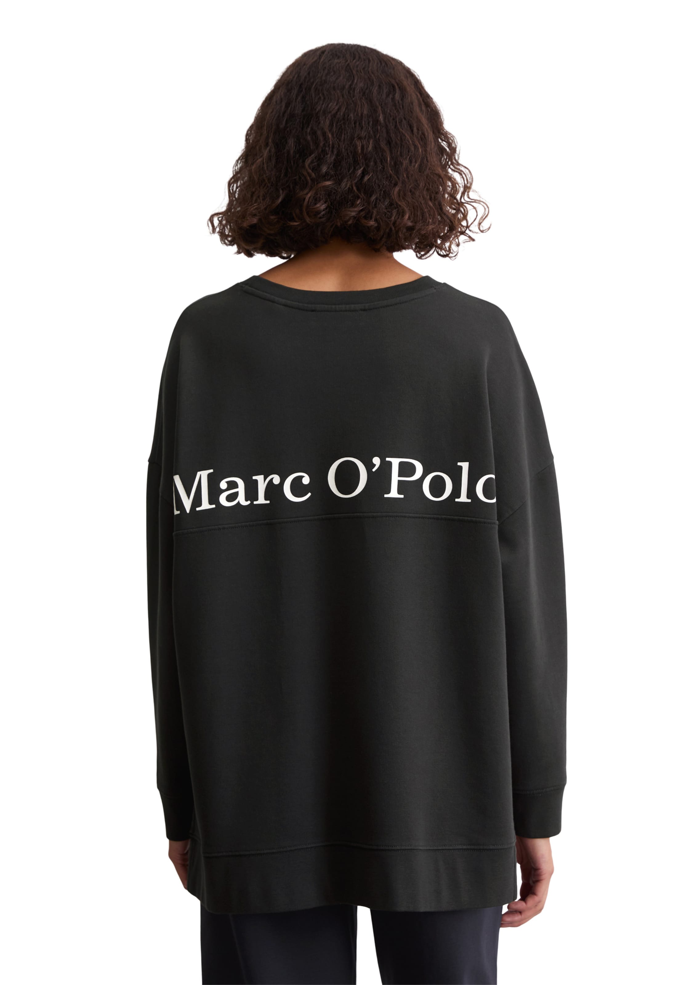 Marc O'Polo Sweatshirt in Schwarz: Vorderseite
