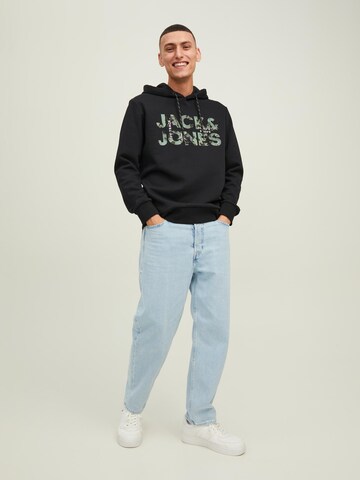 JACK & JONES Sweatshirt 'Tech' in Schwarz