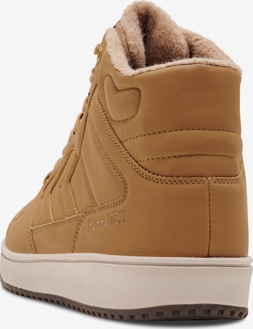 Hummel High-Top Sneakers in Brown