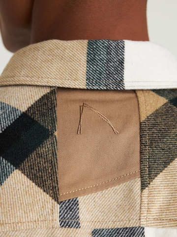CHASIN' Regular fit Overhemd 'Axel Mick' in Beige