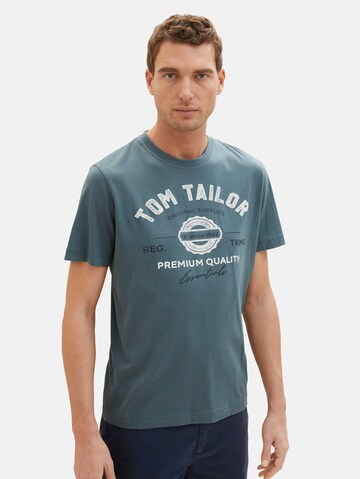 TOM TAILOR T-shirt i blå
