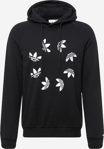 ADIDAS ORIGINALS Sweatshirt in Black: front