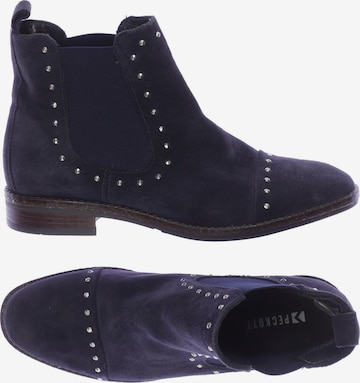 Peckott Dress Boots in 39 in Blue: front