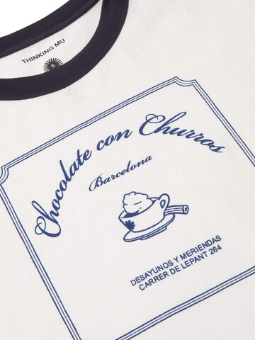 Thinking MU - Camiseta 'Zowie' en blanco