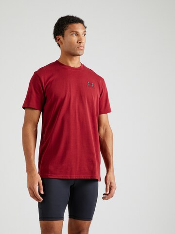 UNDER ARMOUR Функциональная футболка в Красный: спереди