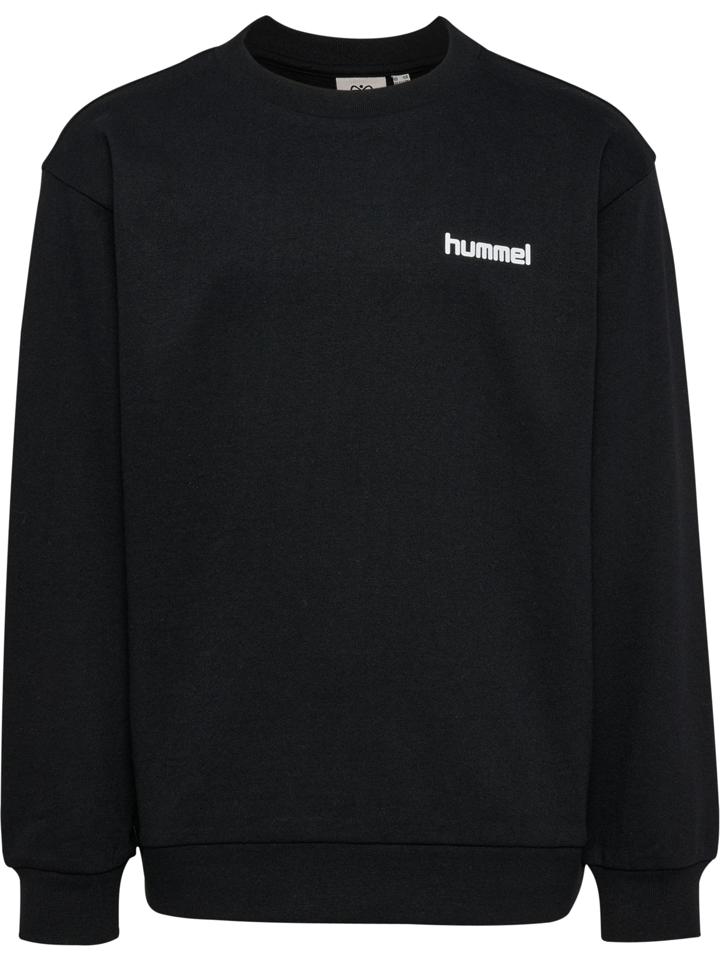 Hummel Sportief sweatshirt in Zwart: voorkant