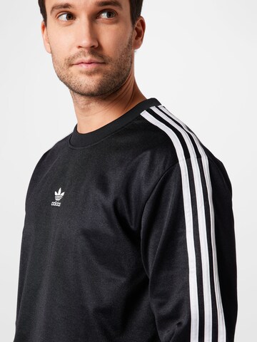 ADIDAS ORIGINALS Sweatshirt 'Adicolor Classics Trefoil High Shine' in Schwarz