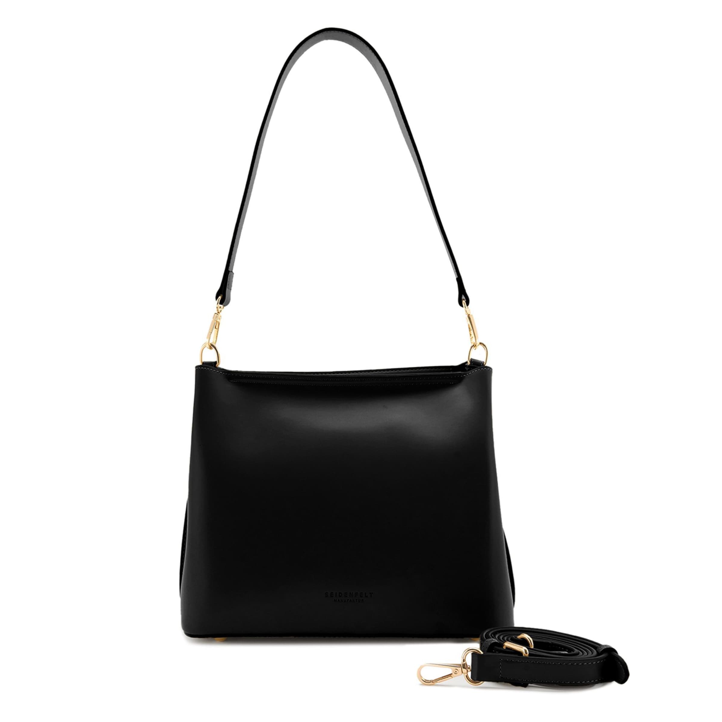 Sac bandoulière 'Arvaja' Seidenfelt en noir : devant