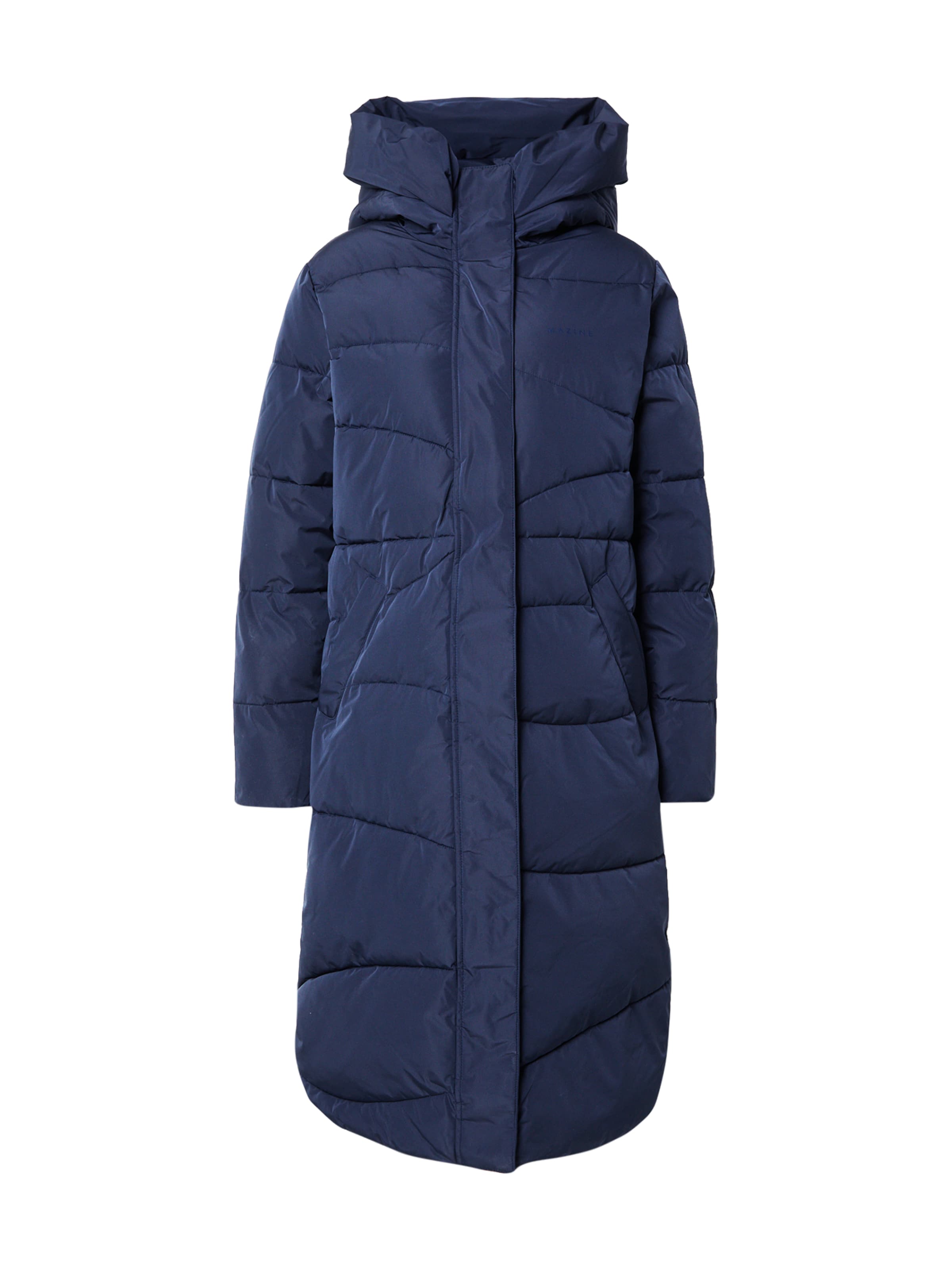 mazine Zimní kabát – modrá: přední strana