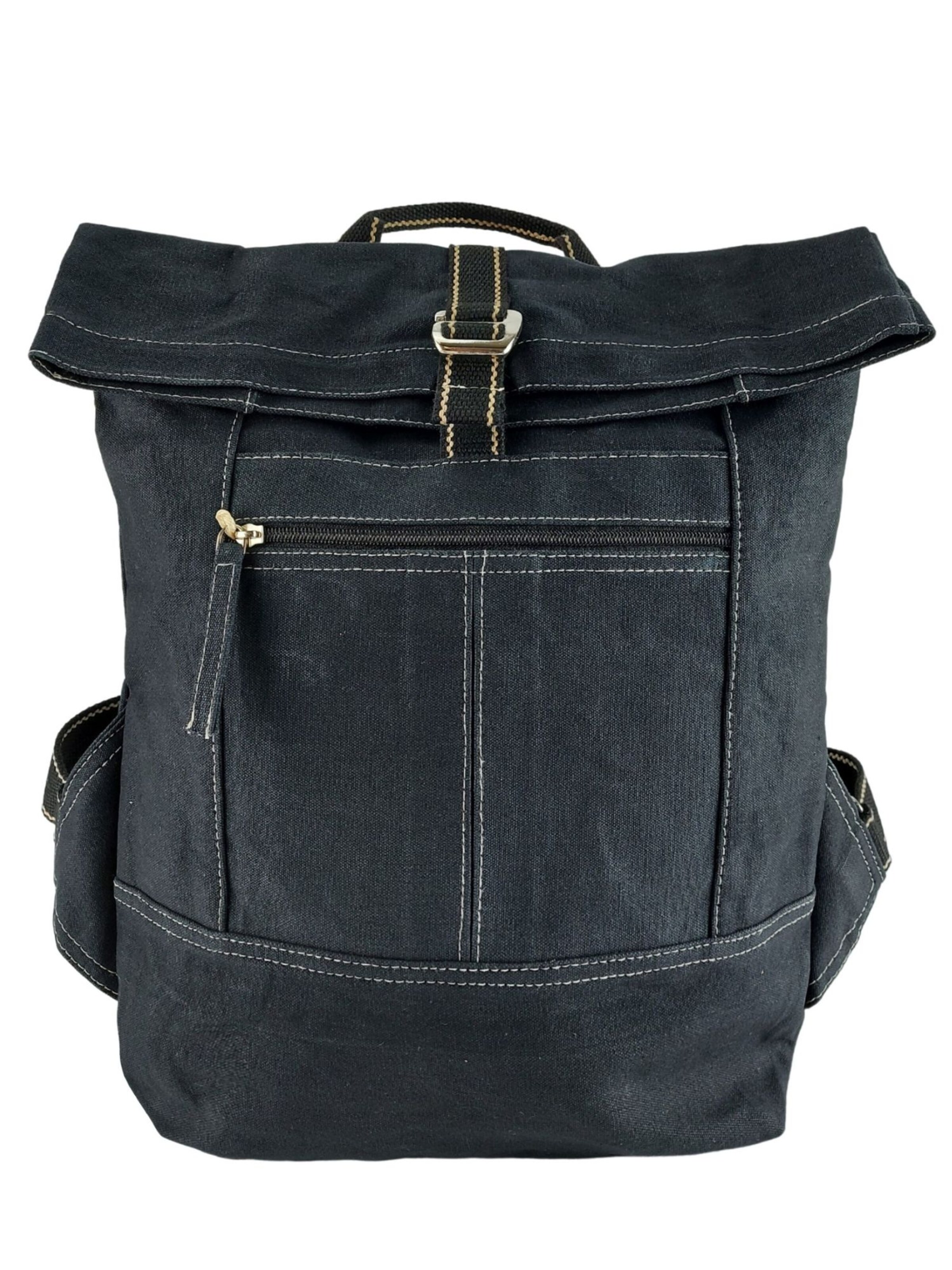 DOMELO Rucksack 'Domelo' in Schwarz: Vorderseite