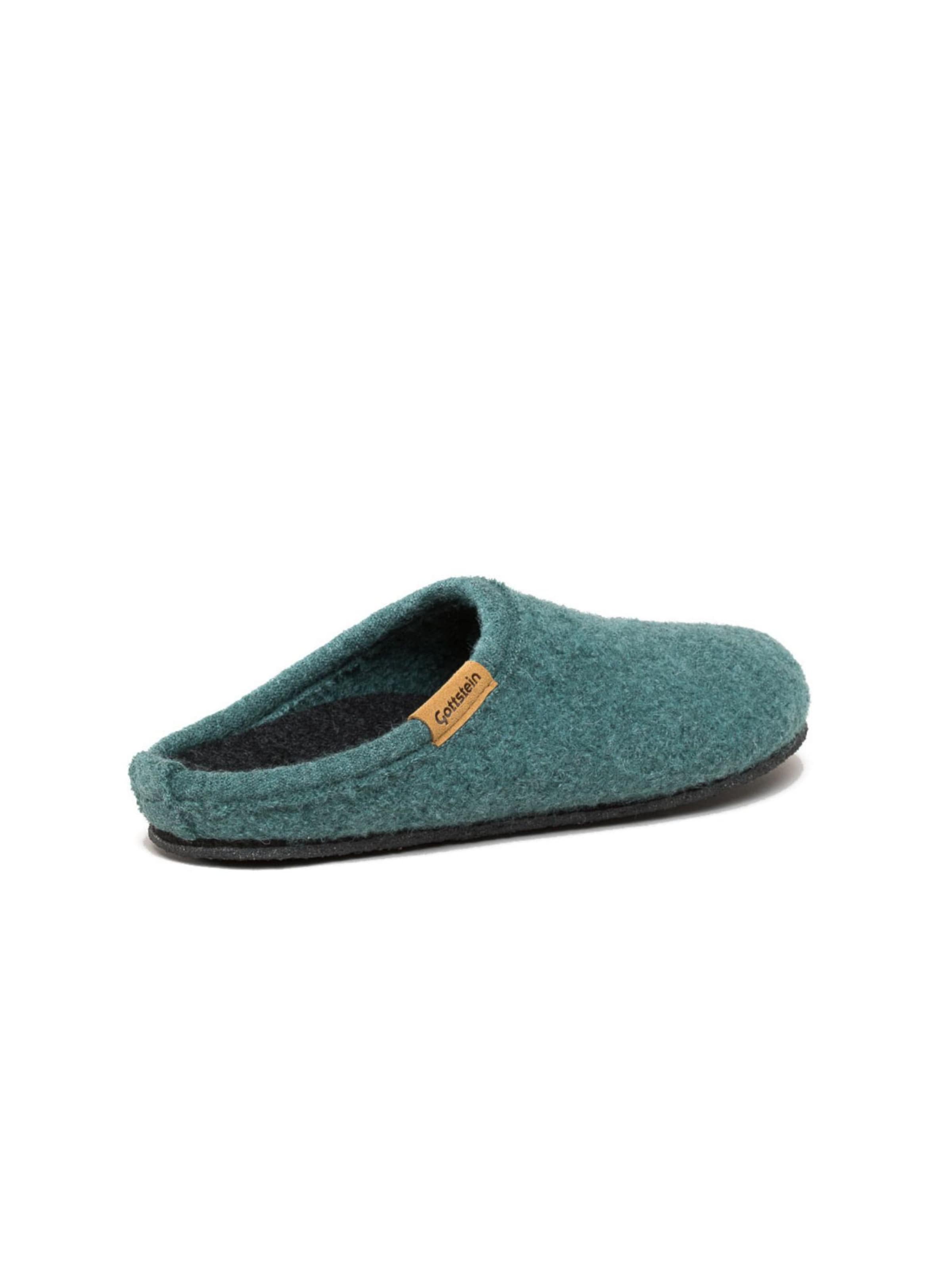 Gottstein Hausschuh 'Walkpantoffel ALP- COMFORT-FE'‌‌‌‌‌‌ in Grün