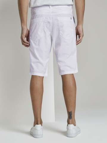 TOM TAILOR Regular Shorts in Weiß