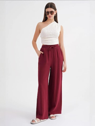 Regular Pantalon MixRay en rouge