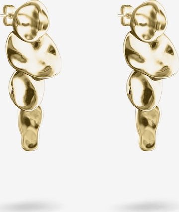Boucles d'oreilles Liebeskind Berlin en or : devant