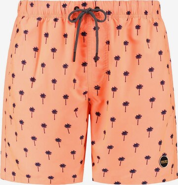 Shorts de bain Shiwi en orange : devant