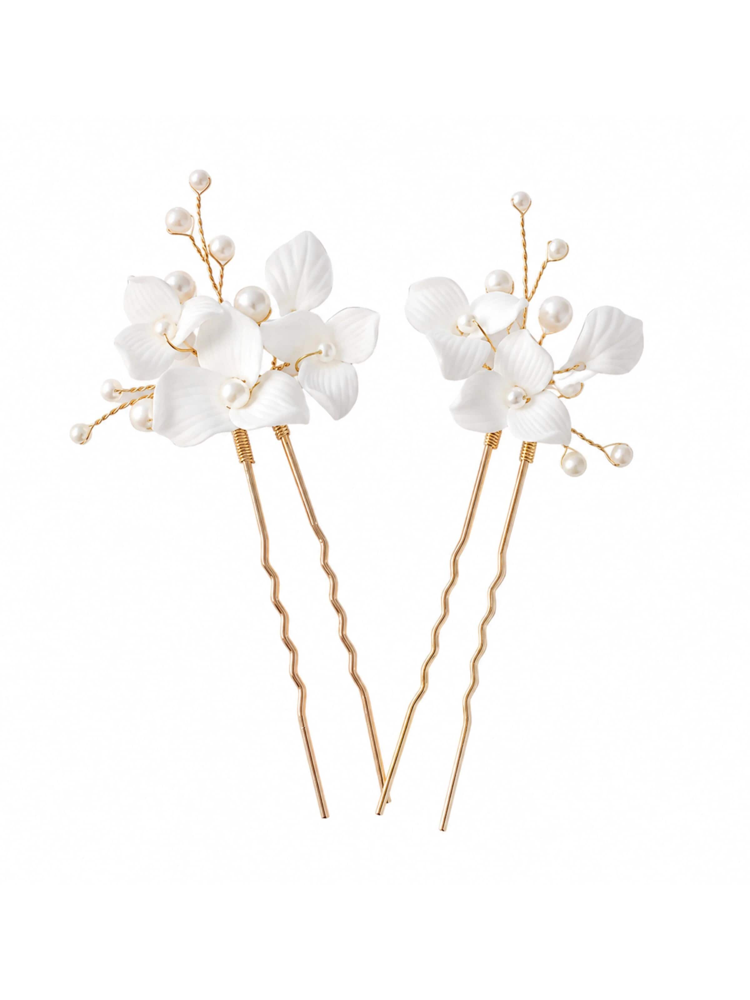 ANNIS WIESBADEN EST. 2021 Hair Jewelry in Gold: front