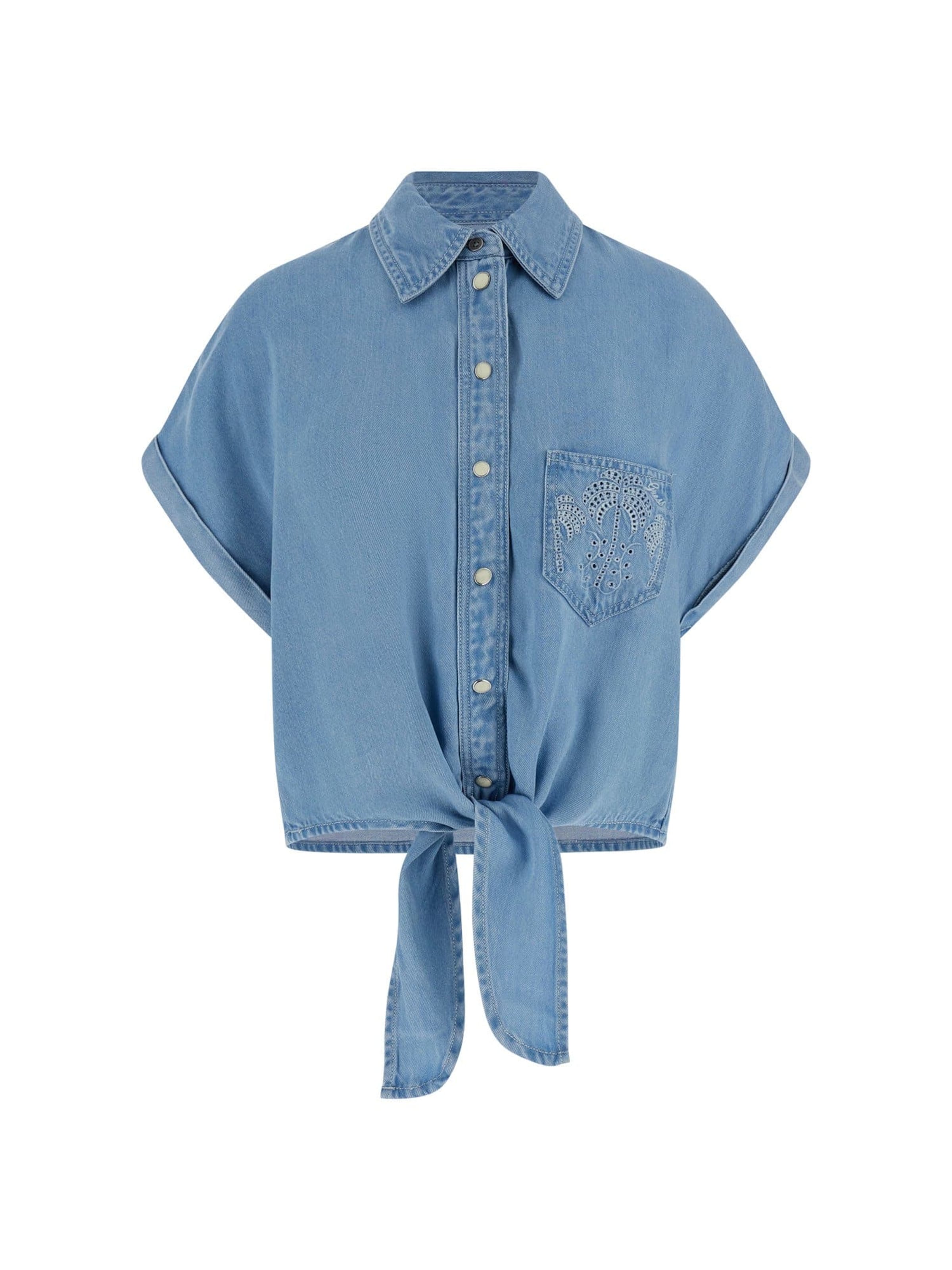 Chemisier 'Ambra' GUESS en bleu : devant