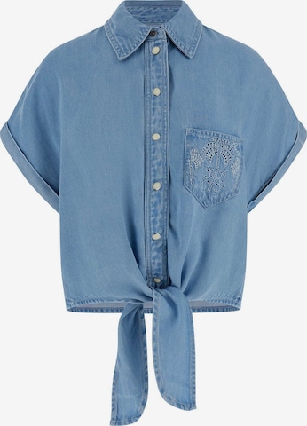 GUESS Pusero 'Ambra' värissä sininen: etupuoli