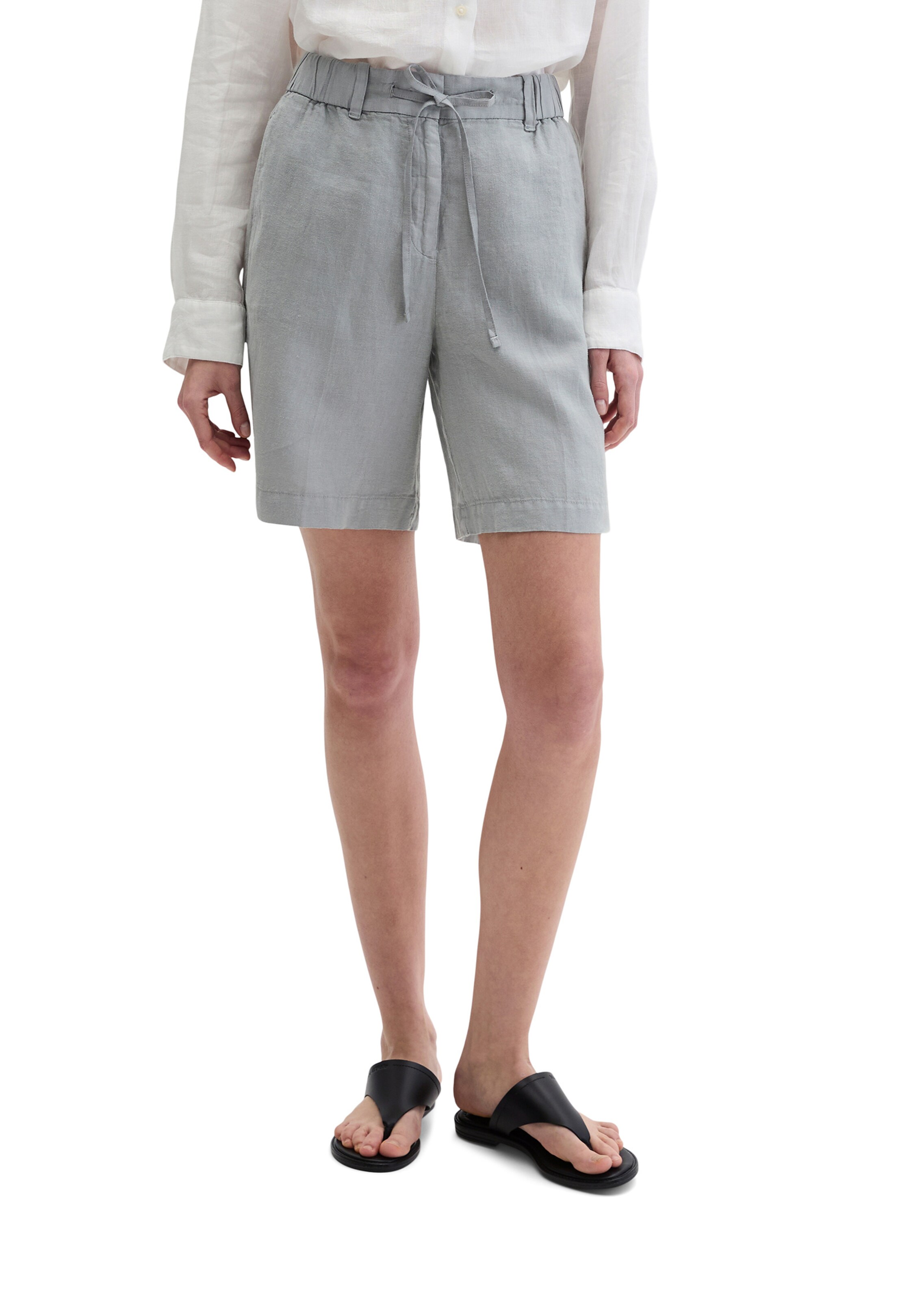 Marc O'Polo Loosefit Hose in Grau: Vorderseite
