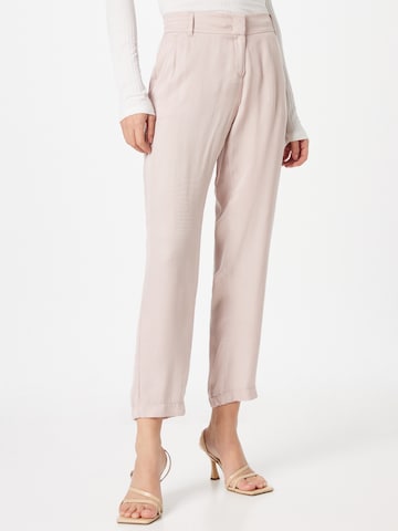 Regular Pantalon à plis 'MARON' BRAX en violet : devant