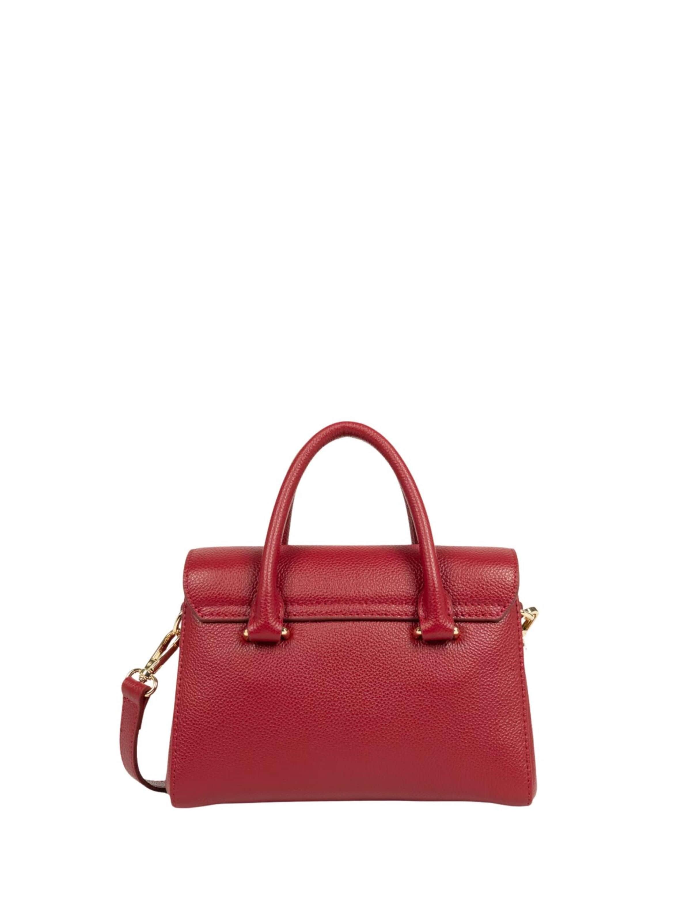 LANCASTER ParisRučna torbica 'Lancaster Sac à main A rabat avec fermoir Mini Milano Cosmos 547-79 Rouge' - crvena boja