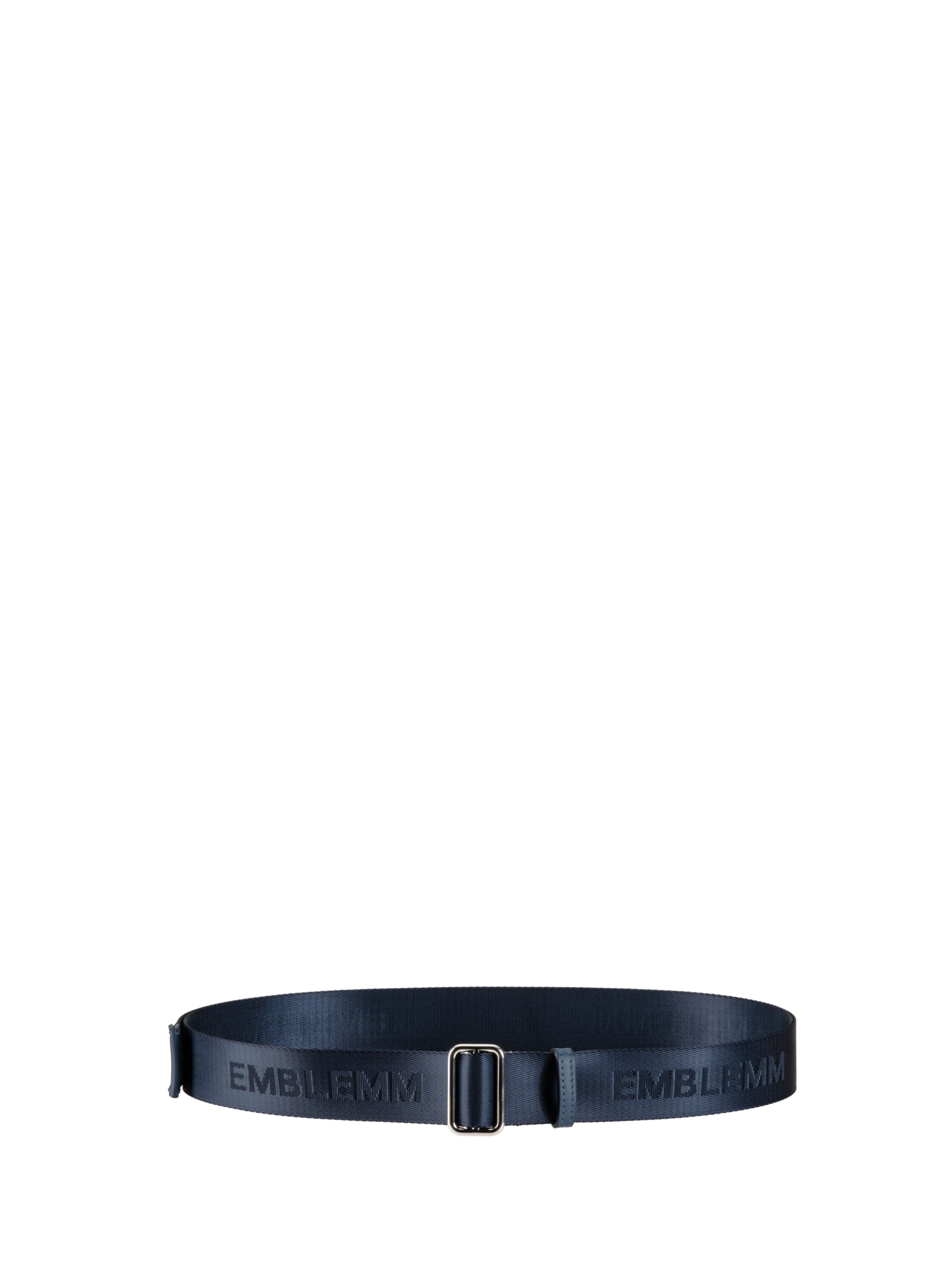 Ceinture EMBLEMM en bleu : devant