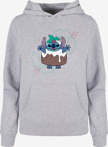 ABSOLUTE CULT Sweatshirt 'Lilo And Stitch - Pudding Holly' in Grau: predná strana