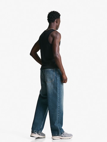 Baggy Jeans de la Bershka pe verde