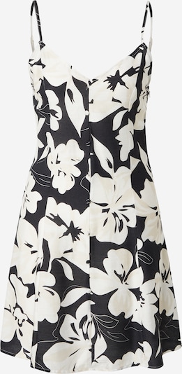 Vasarinė suknelė 'Sunny' iš ABOUT YOU, spalva – nebalintos drobės spalva / juoda, Prekių apžvalga