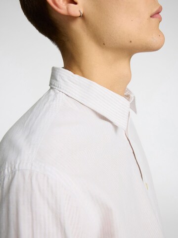 Coupe slim Chemise SELECTED HOMME en beige