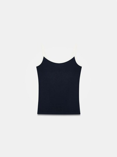 Dilvin Tanktops & Camis in M in navy / weiß, Produktansicht