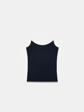 Dilvin - Top em azul: frente