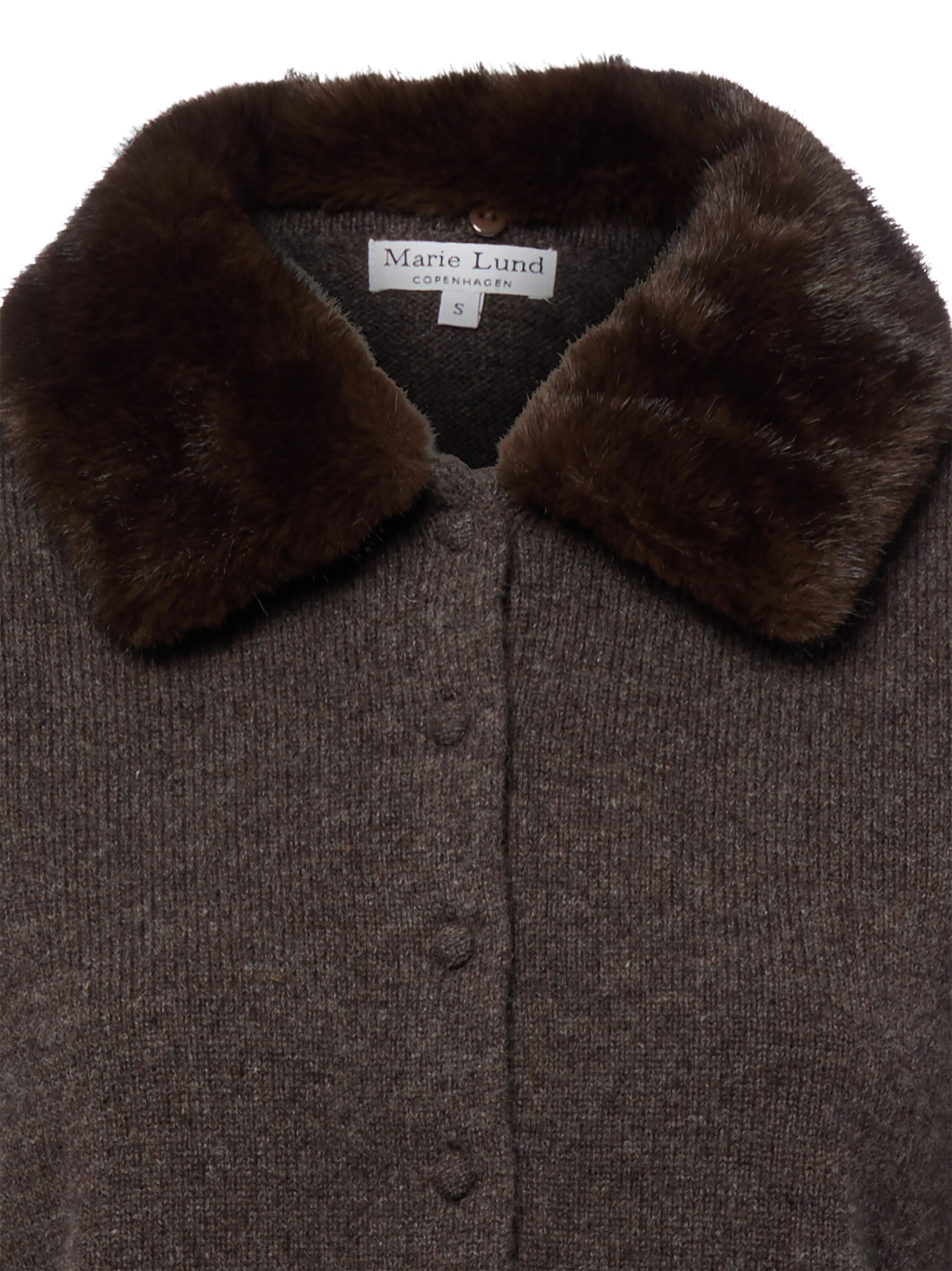 Cardigan Marie Lund en marron