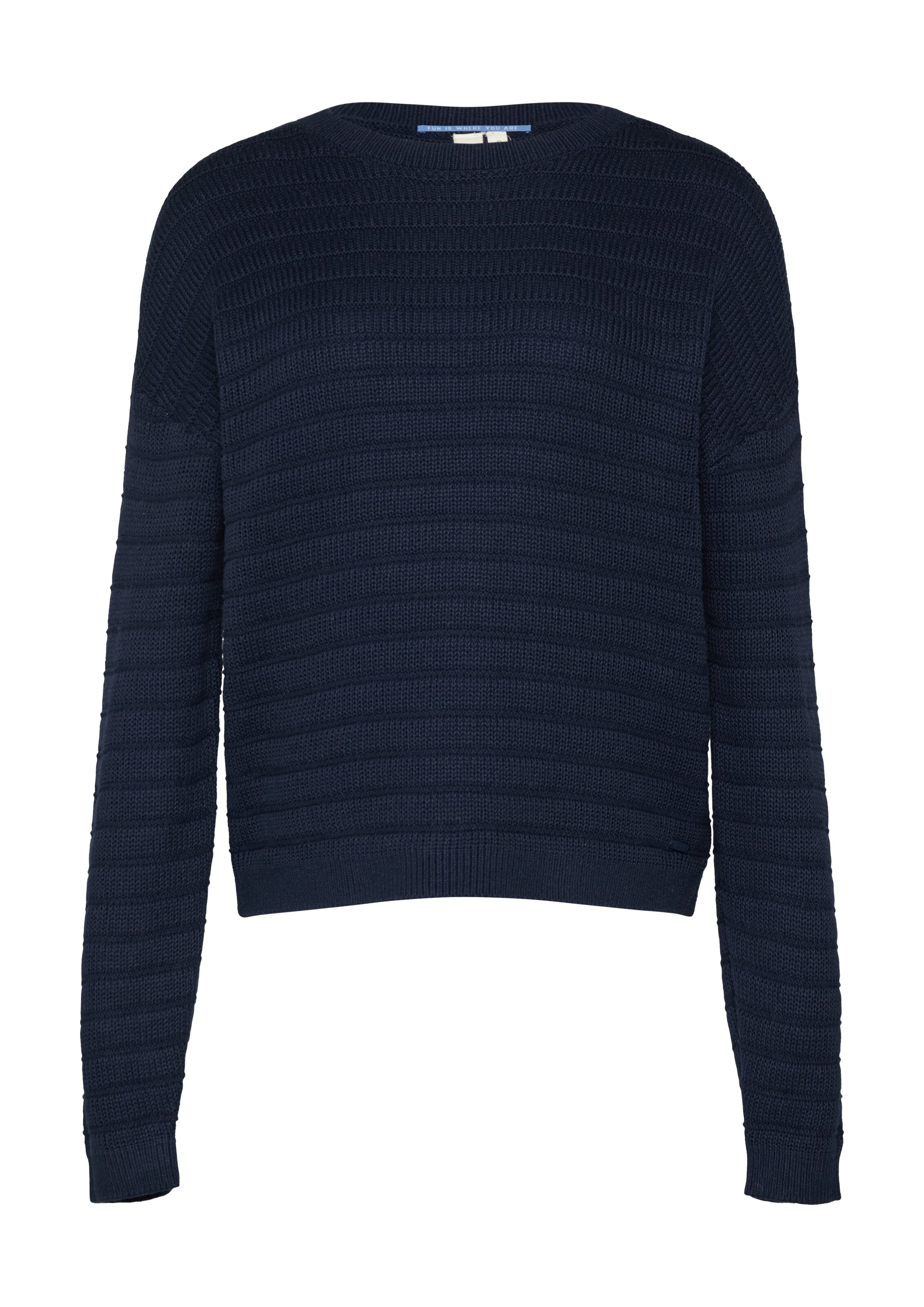QS Pullover in Blau: Vorderseite