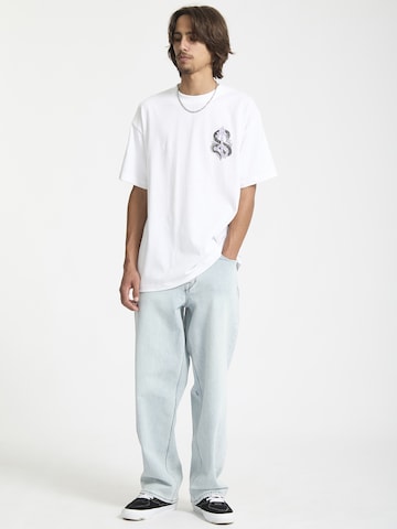 T-Shirt 'SNAKE PEACE' Volcom en blanc