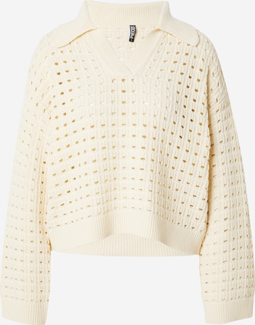 PIECES - Jersey 'PCNIZY' en beige: frente