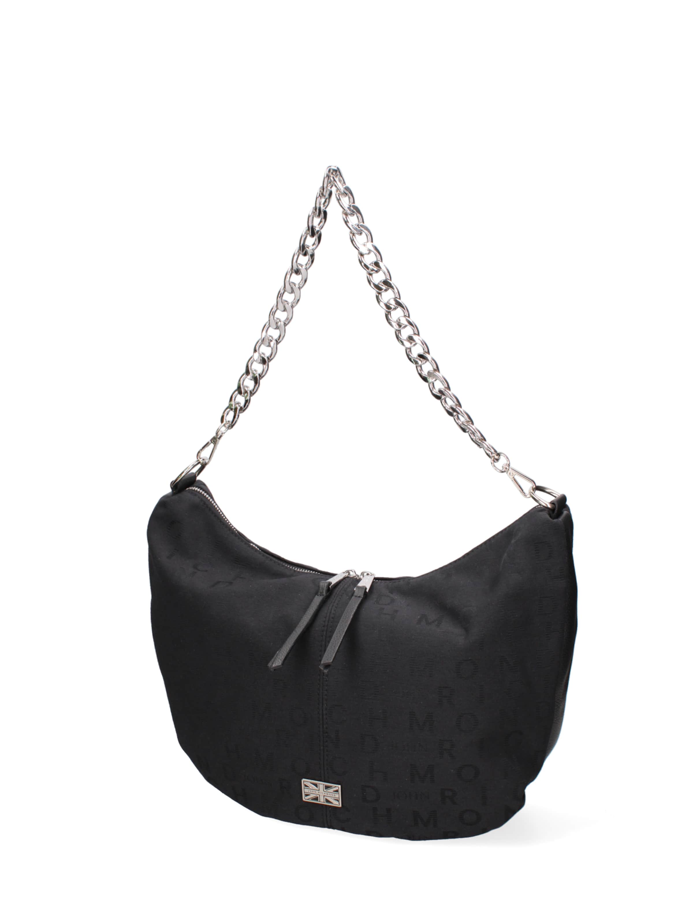John Richmond Schoudertas in Zwart